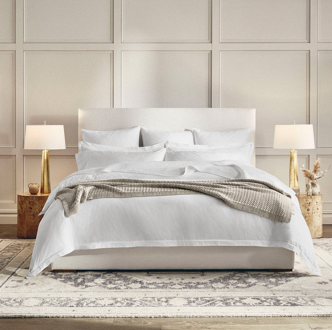 Luxury Signature Organic Hemmed Sheet Set