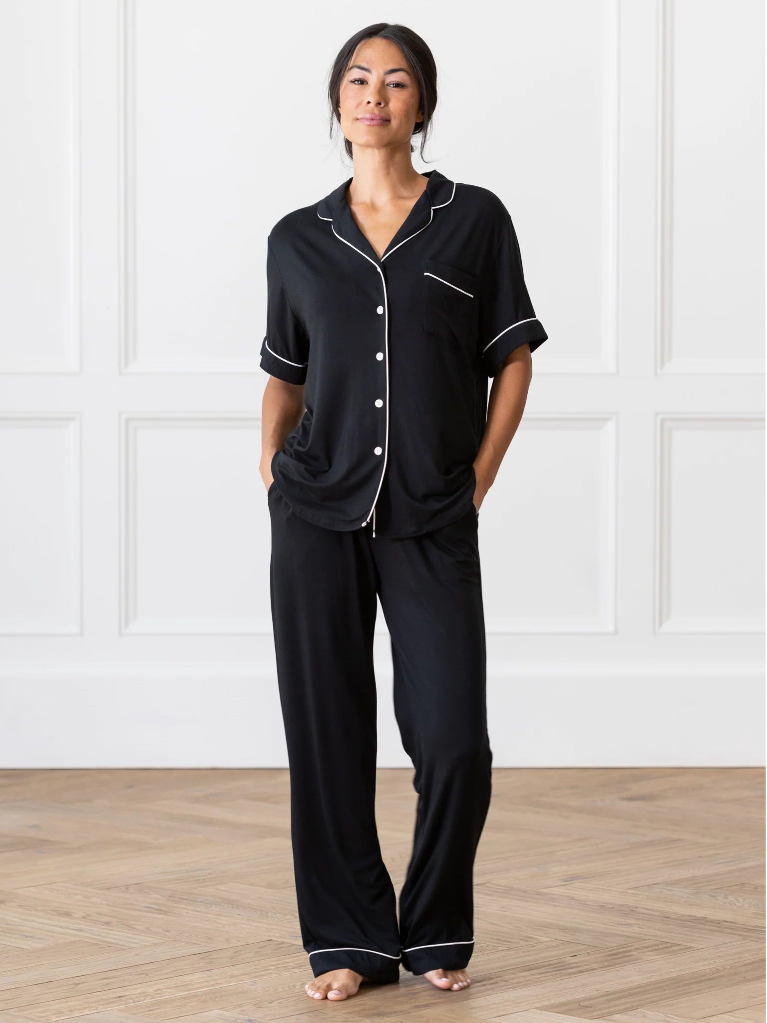 Short Sleeve & Pant Bamboo Pajama Set