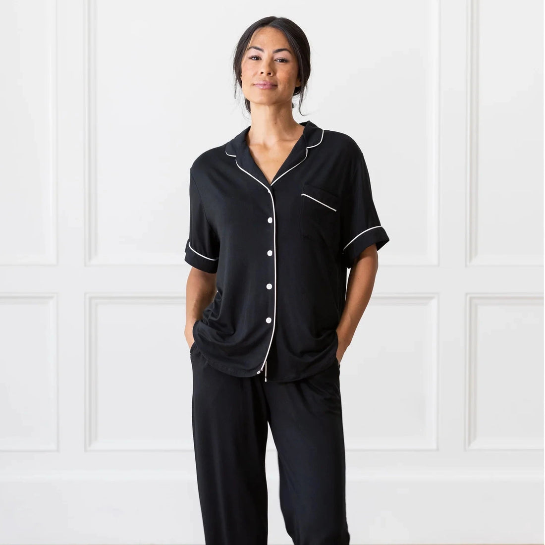 Short Sleeve & Pant Bamboo Pajama Set