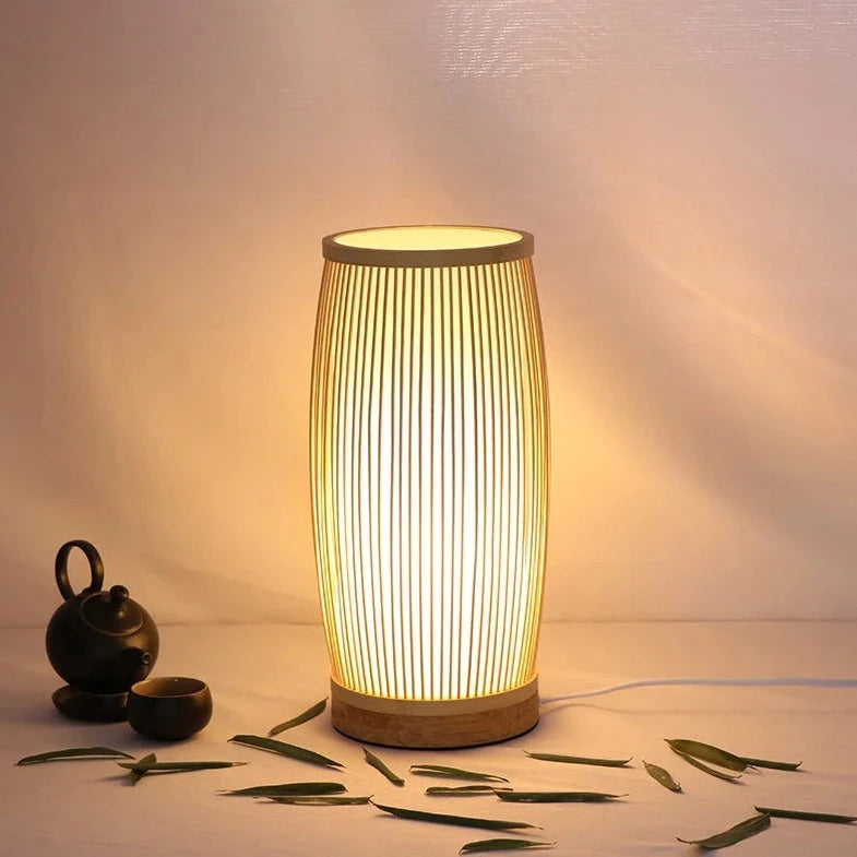 Japanese Handmade Bamboo Desk Light