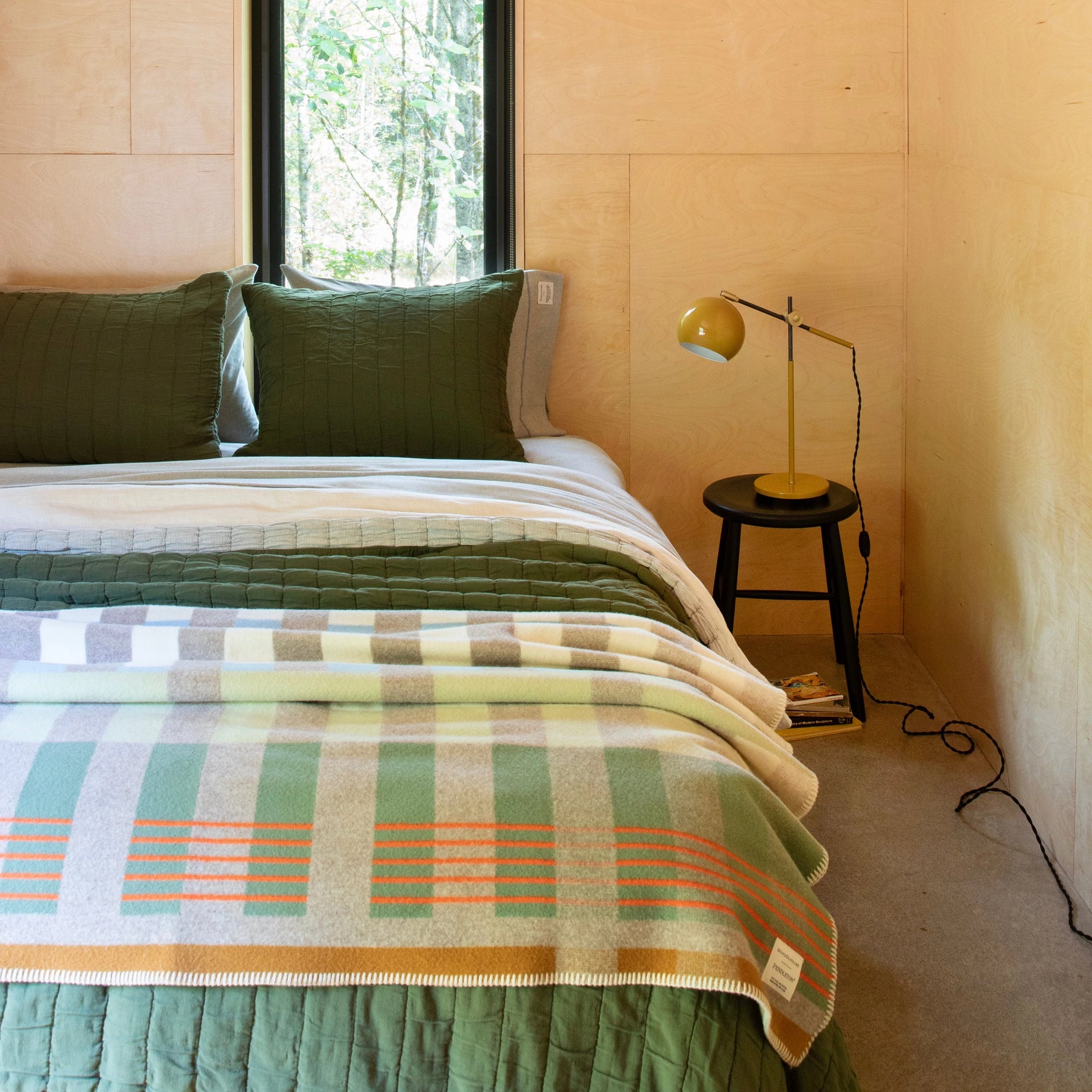 Schoolhouse x Pendleton® Canebrake Wool Blanket