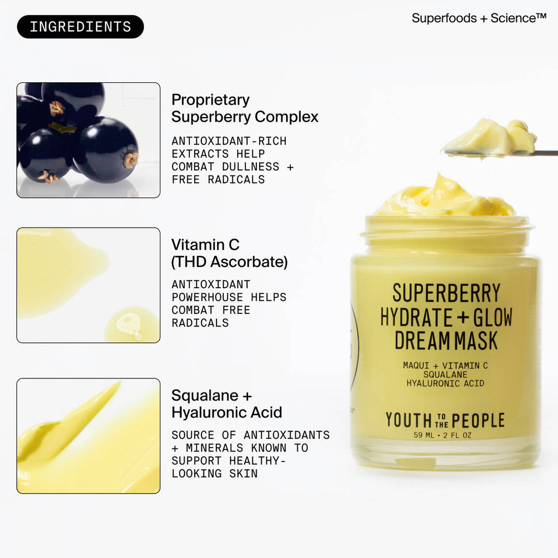 Superberry Hydrate + Glow Dream Mask