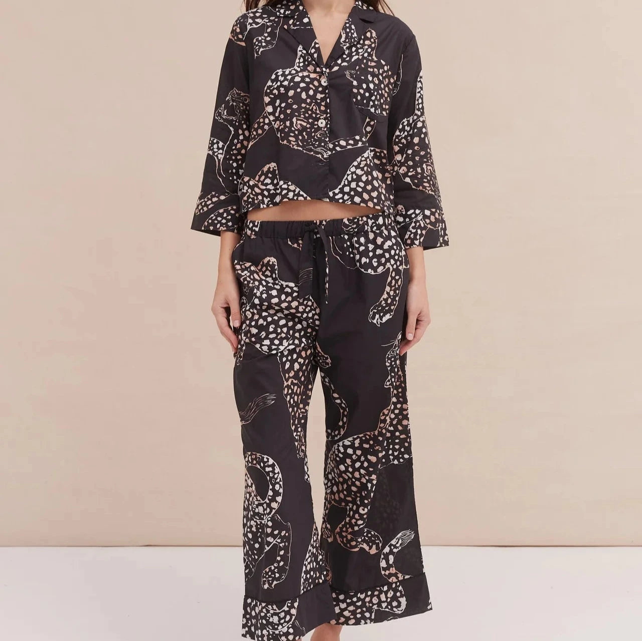 Boxy Shirt and Wide Leg Trouser Set