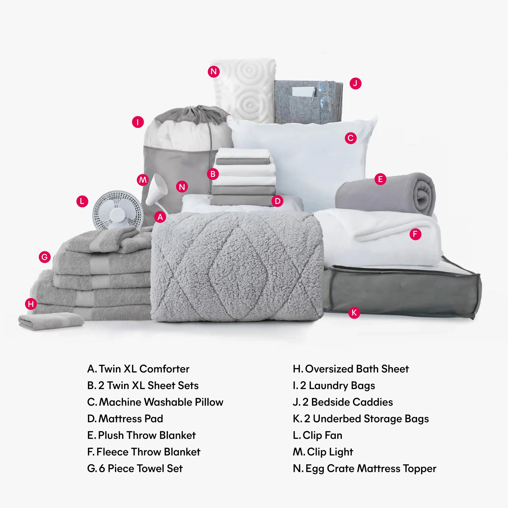 Core 27-Piece Dorm Bundle