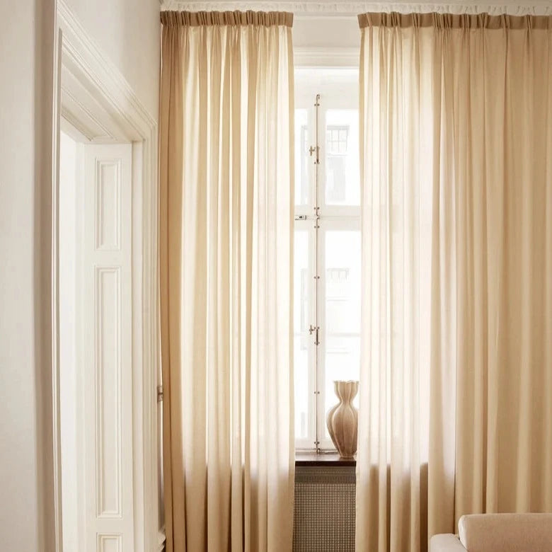 Nordic Shade Drapes– Pale Sand