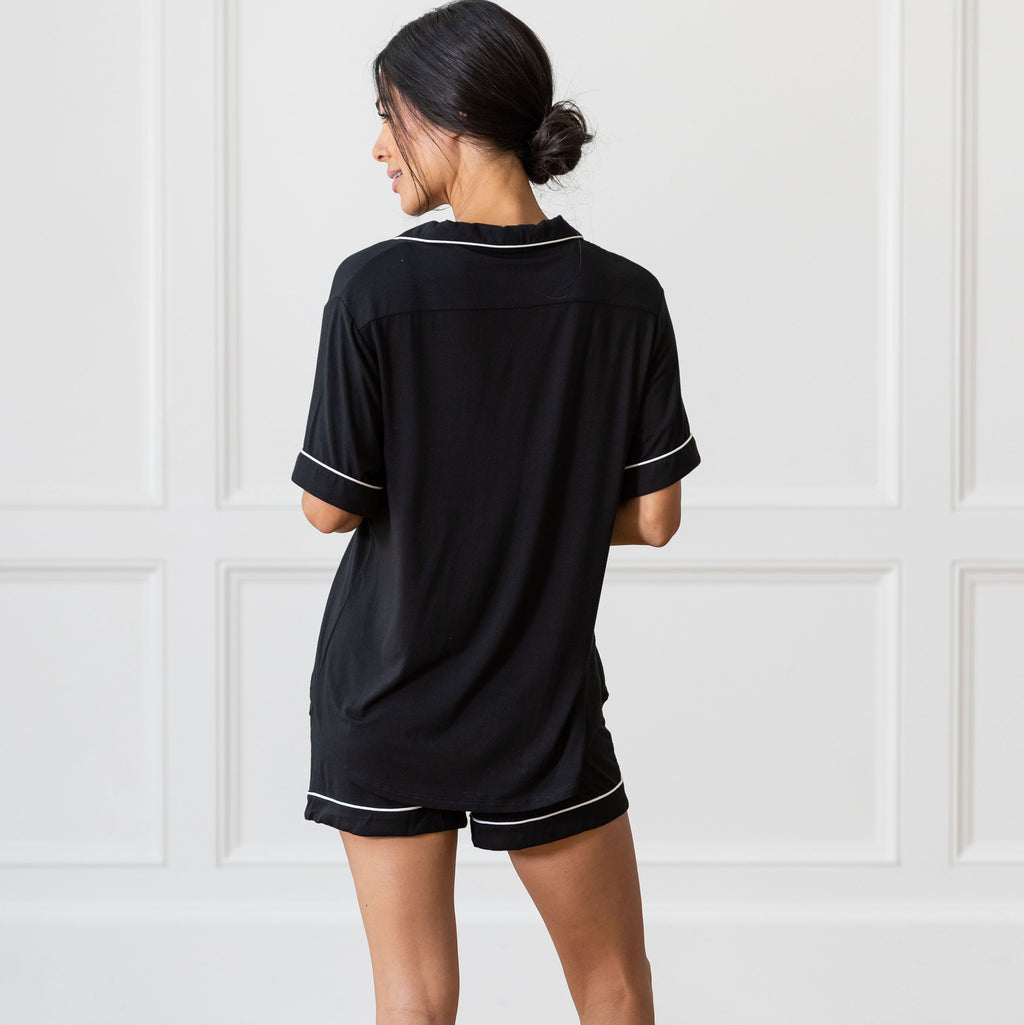 Women's Bamboo Stretch-Knit Short Sleeve Pajama Set