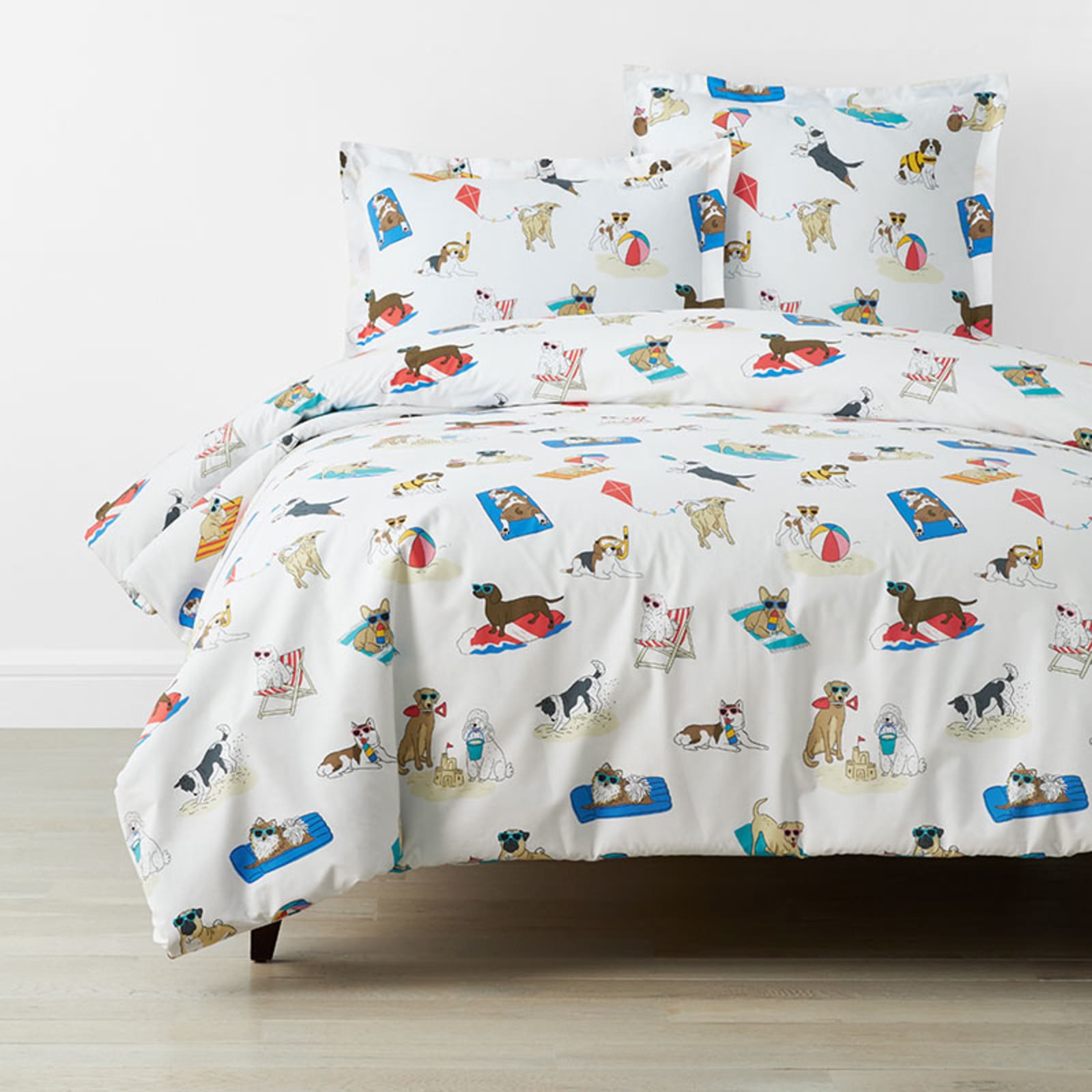 Summer Print Cotton Percale Duvet Cover