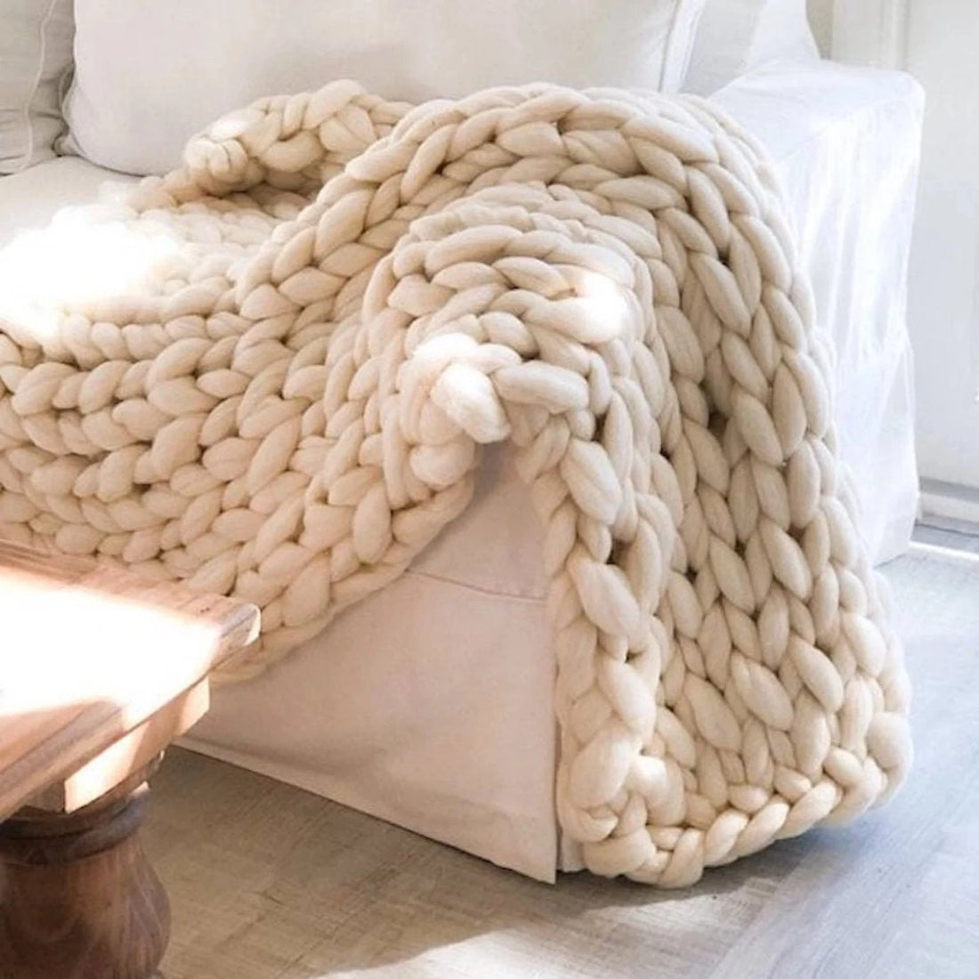 Chunky Knit Blanket