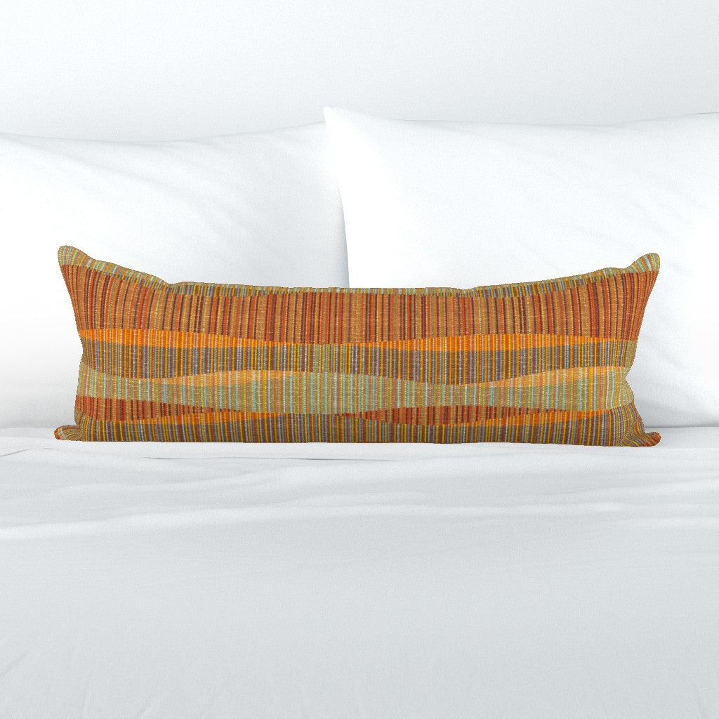 Mid Mod Lines  Extra Long Lumbar Pillow Cover