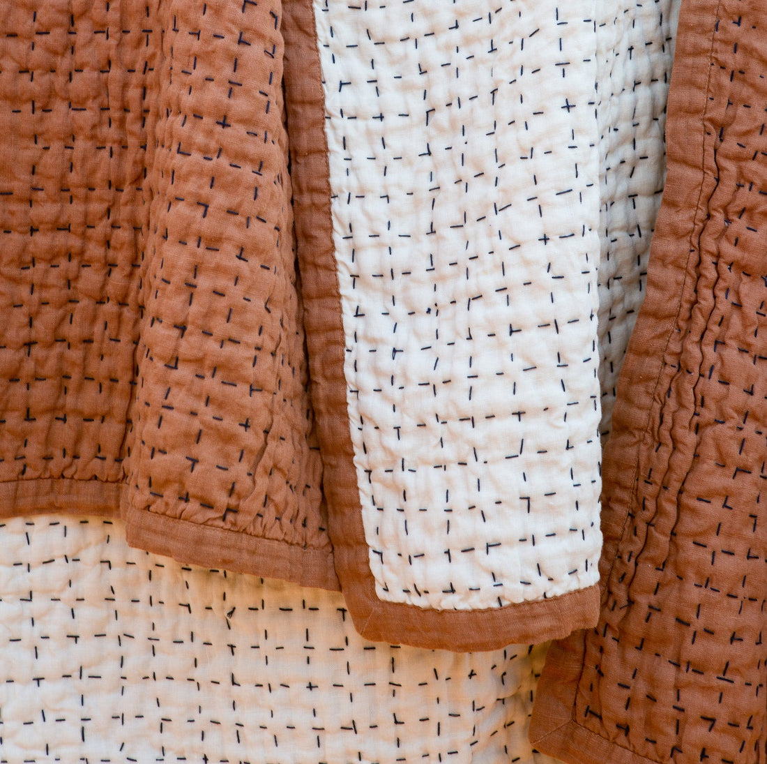 Jasper Quilted Hemp Blanket