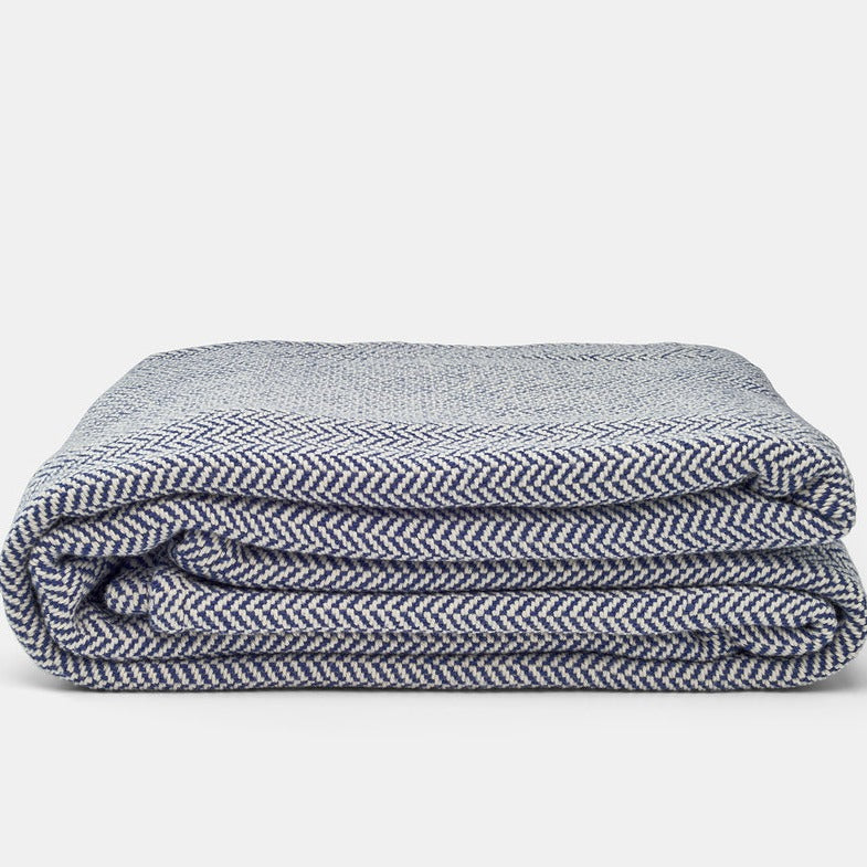 Herringbone Weave Cotton Blanket