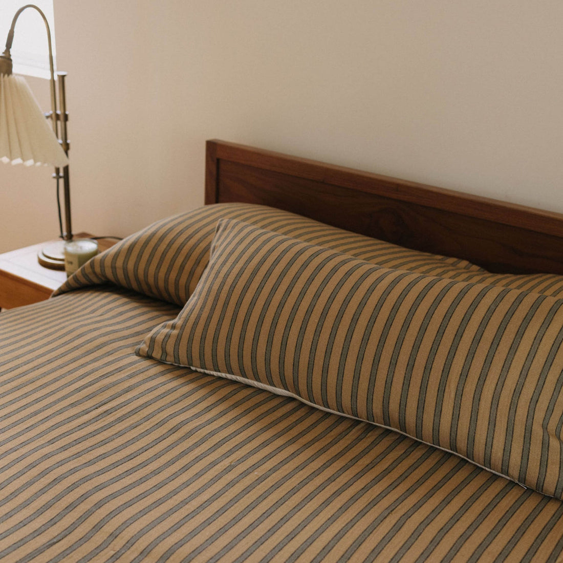Vintage Stripe Lumbar Pillow