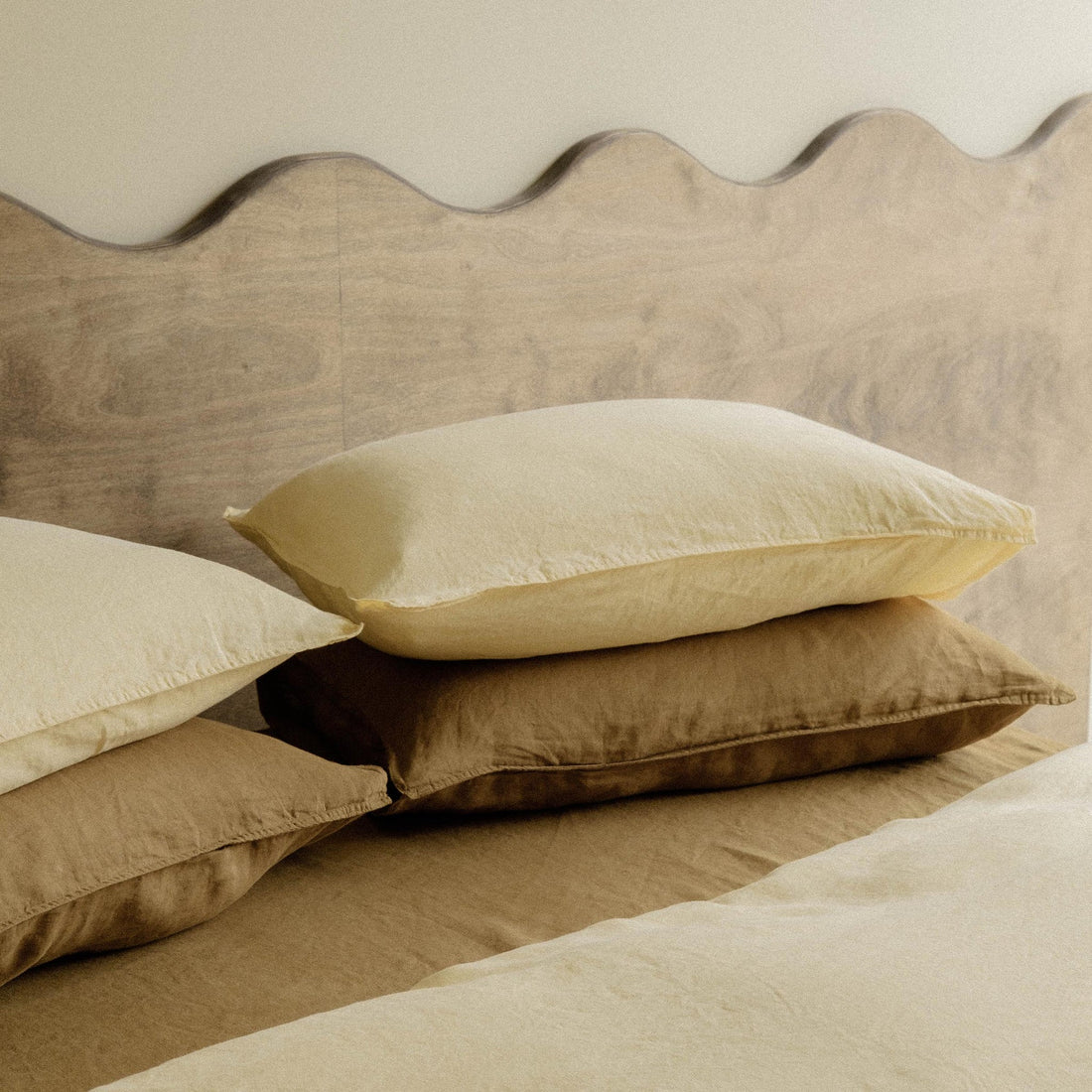 Soft Yellow + Willow Linen Bedding Bundle
