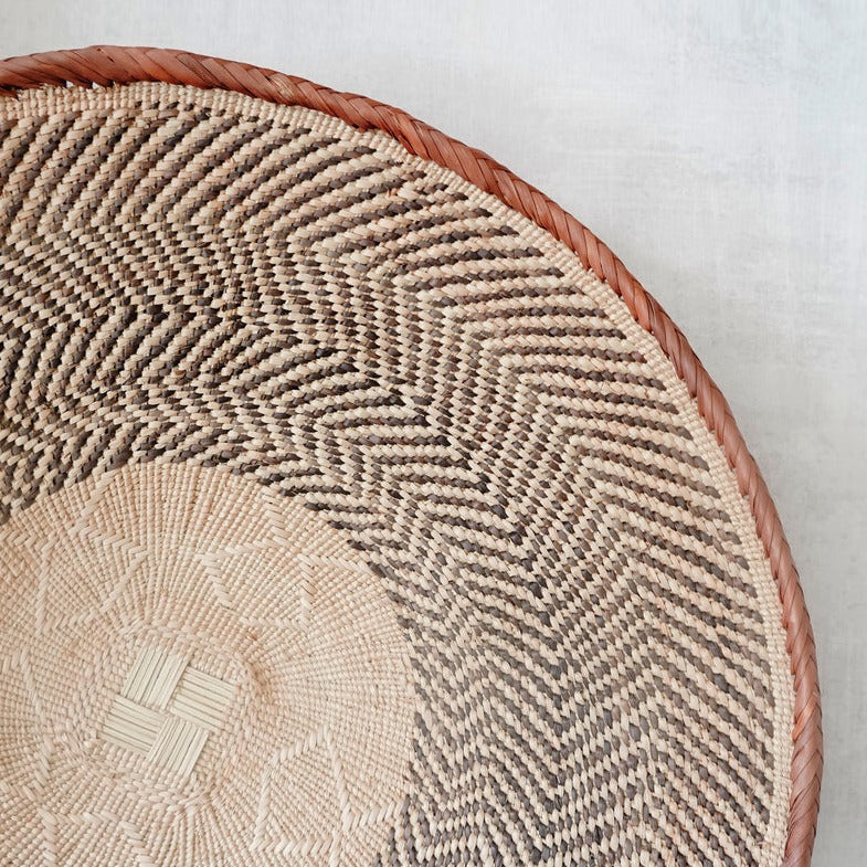 BAKO Handmade African Binga/Tonga Tribal Wall Baskets Decor