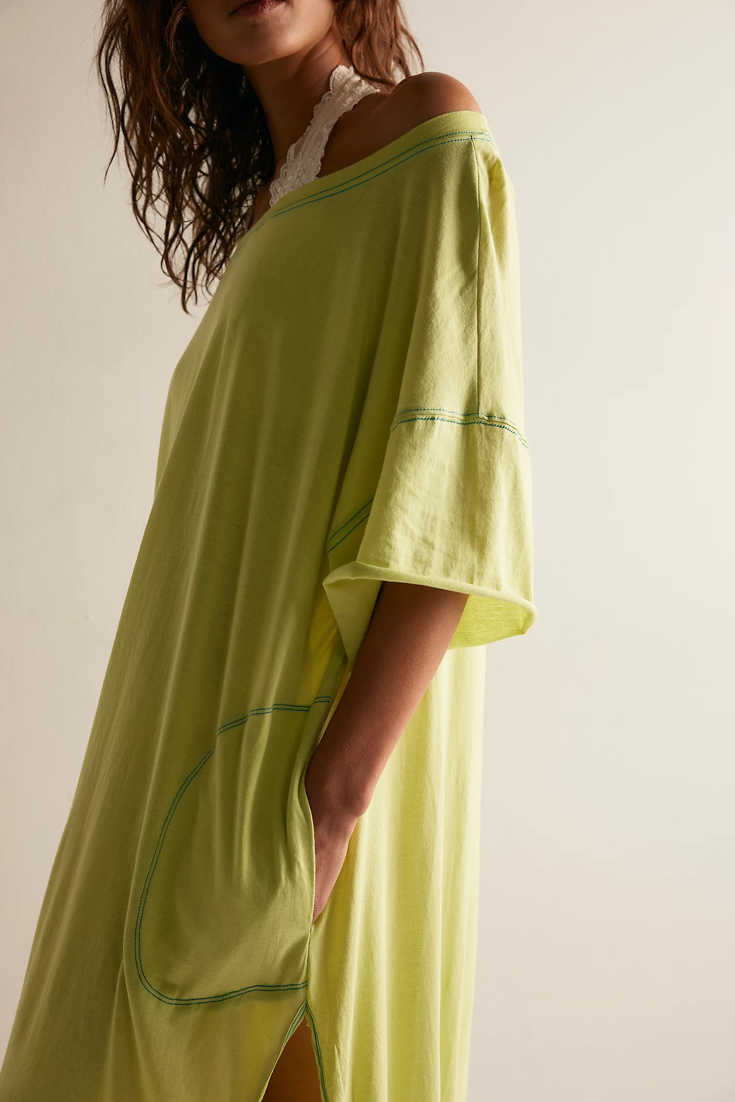 Free People Night Mode Maxi Tee