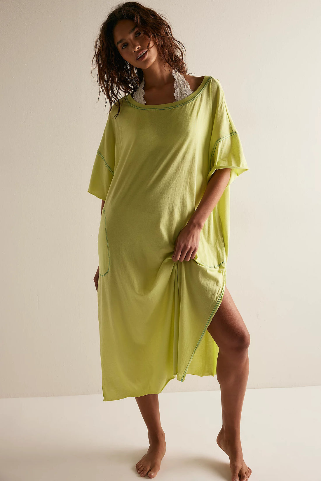 Free People Night Mode Maxi Tee