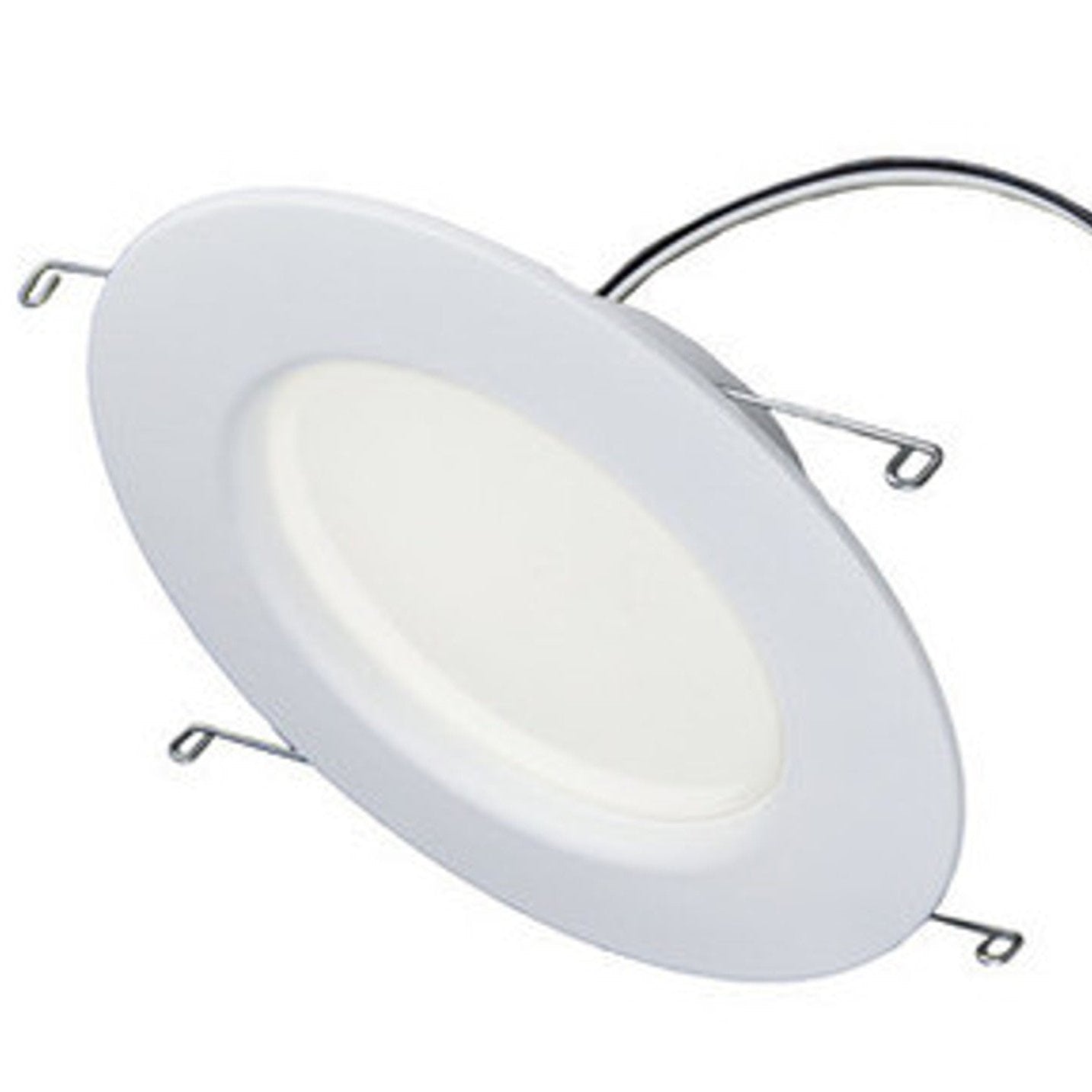 6 Inch LED Recessed Downlight With Flat Trim