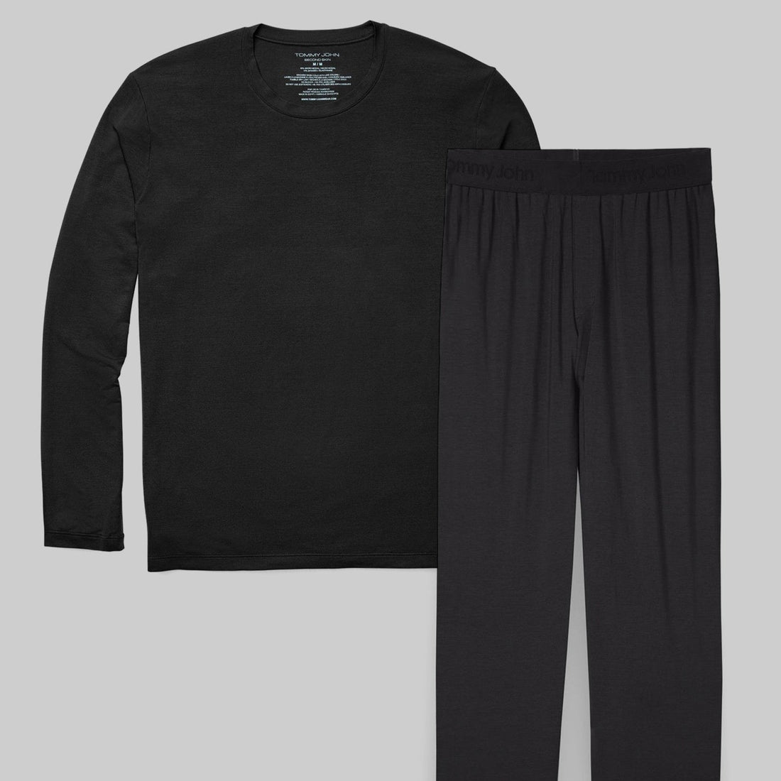 Second Skin Long Sleeve Sleep Tee & Pant Set