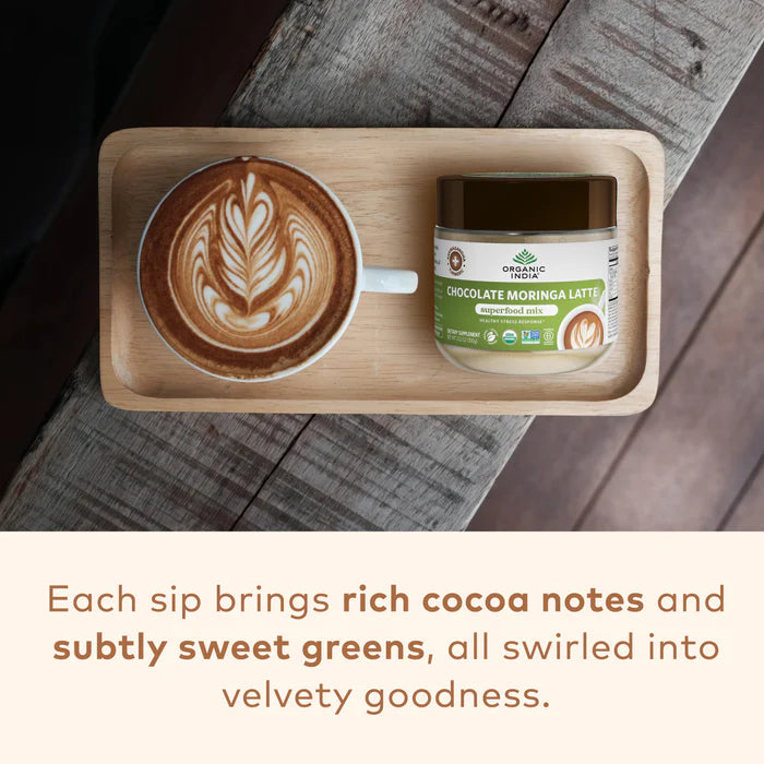 Organic Chocolate Moringa Latte