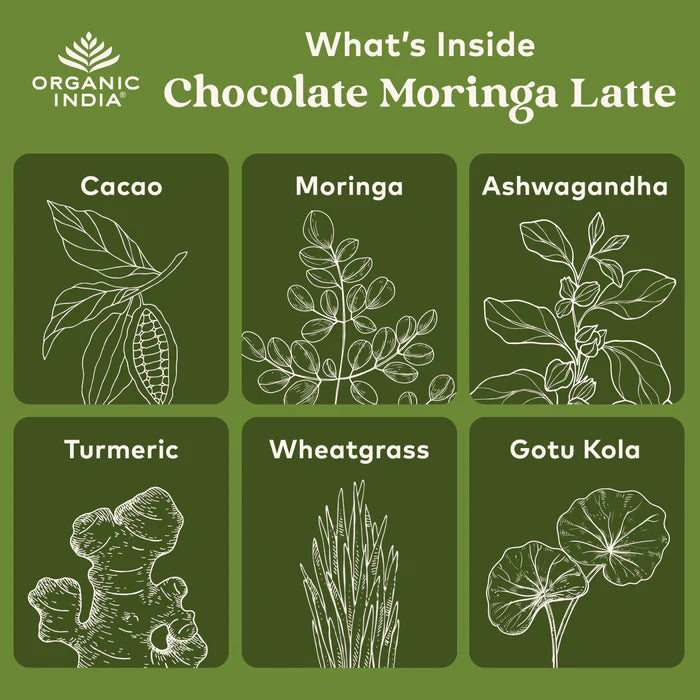 Organic Chocolate Moringa Latte