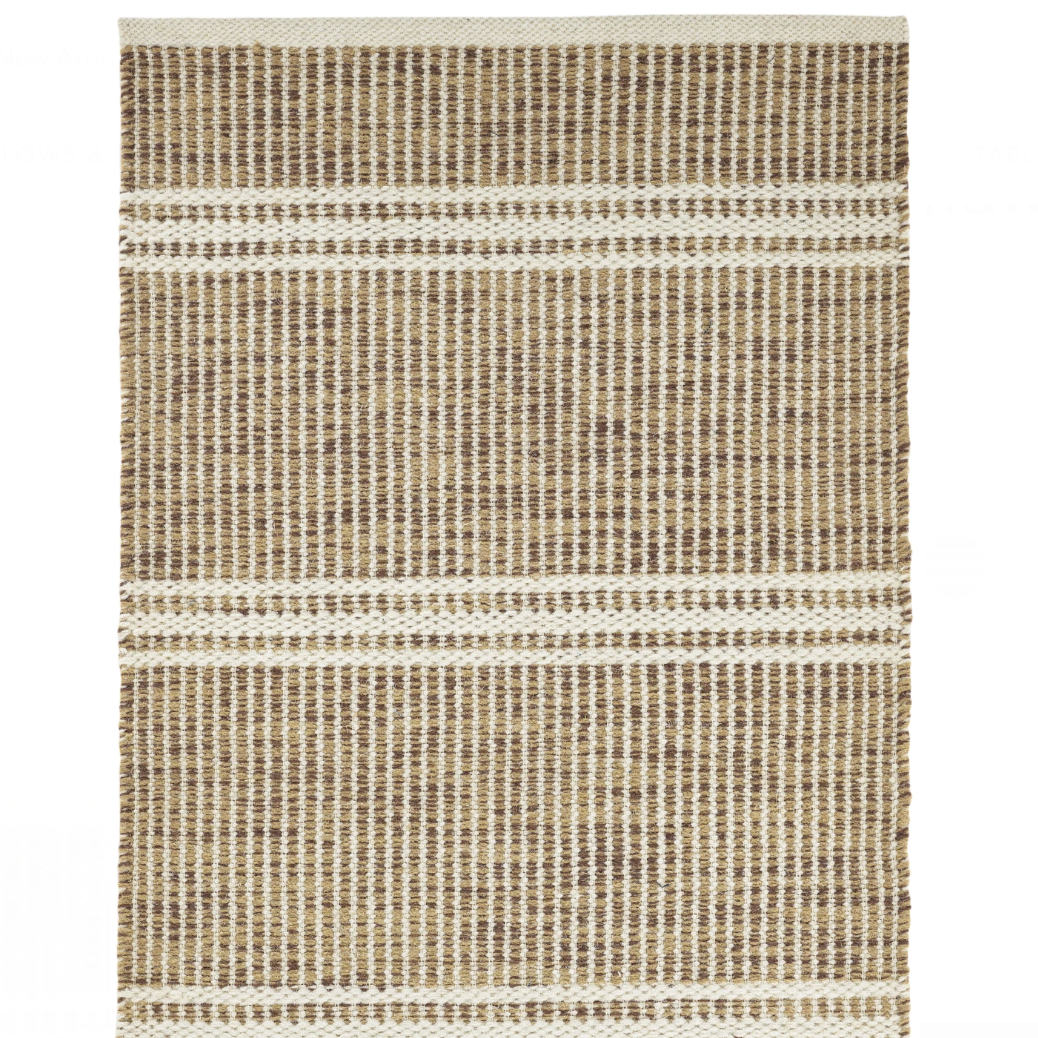 Malta Natural Handwoven Wool Rug