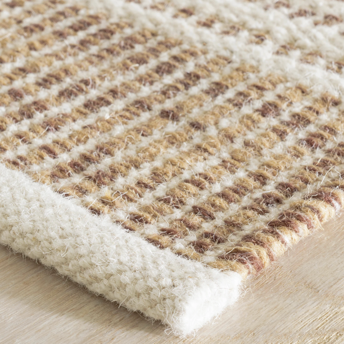 Malta Natural Handwoven Wool Rug