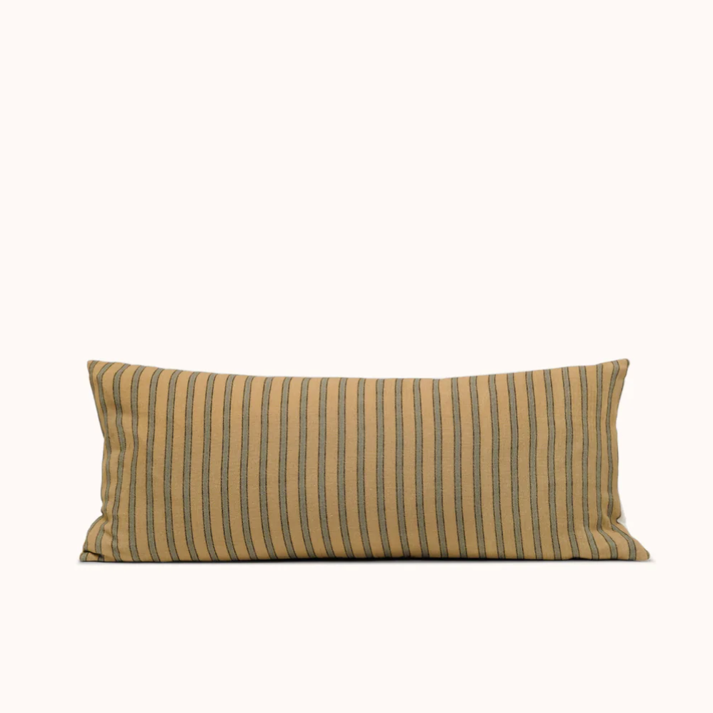 Vintage Stripe Lumbar Pillow