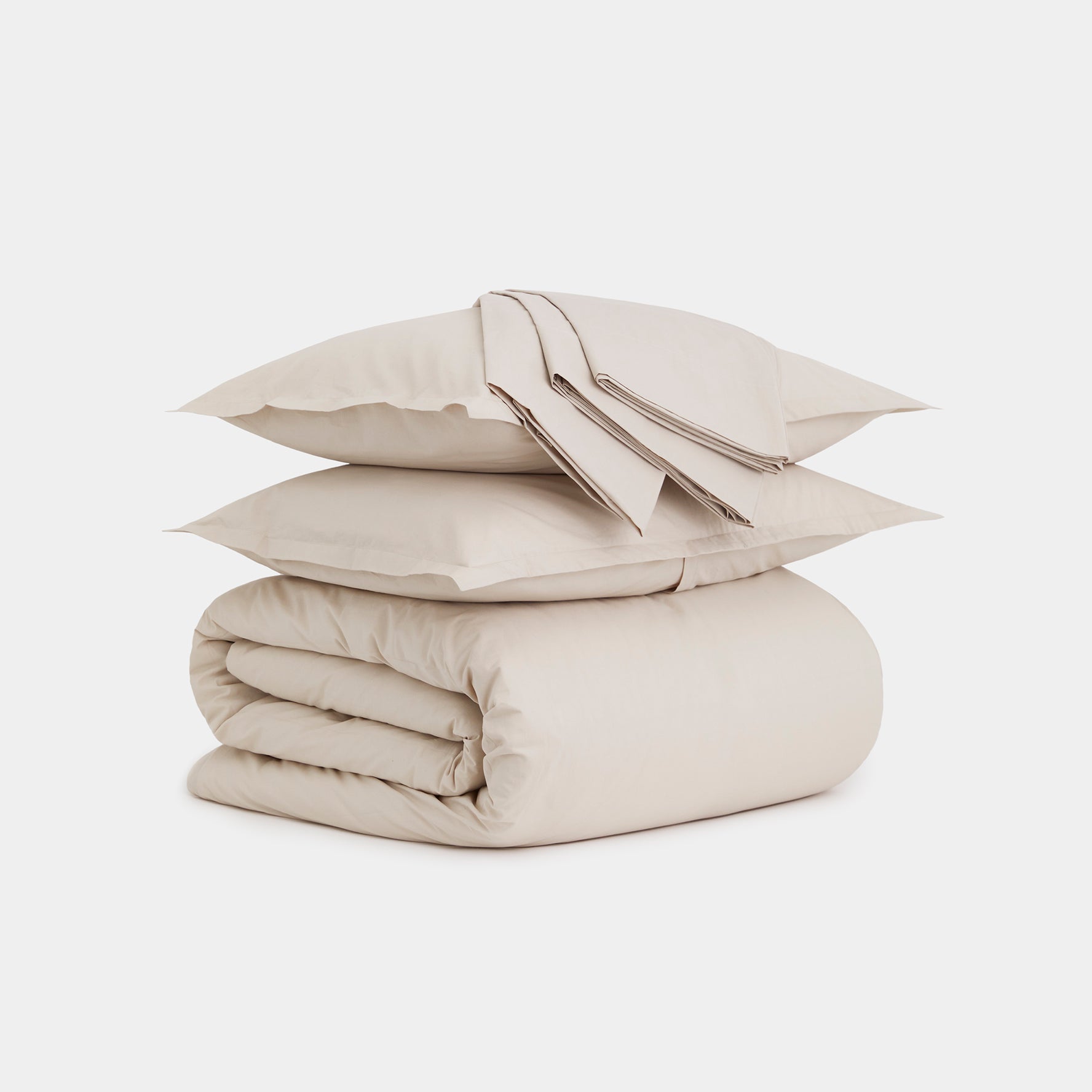 Complete Cotton Percale Bedding Set