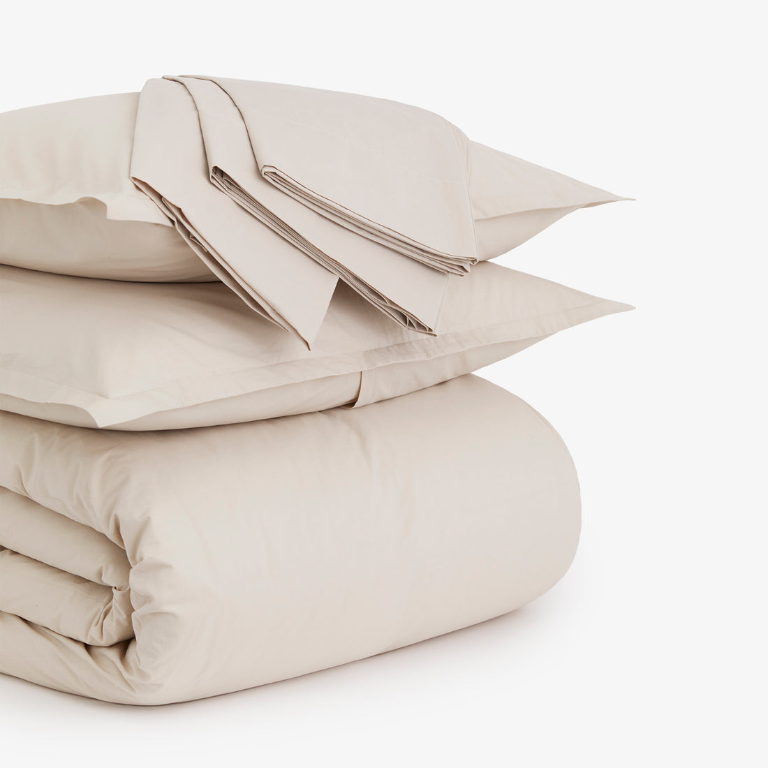 Complete Cotton Percale Bedding Set