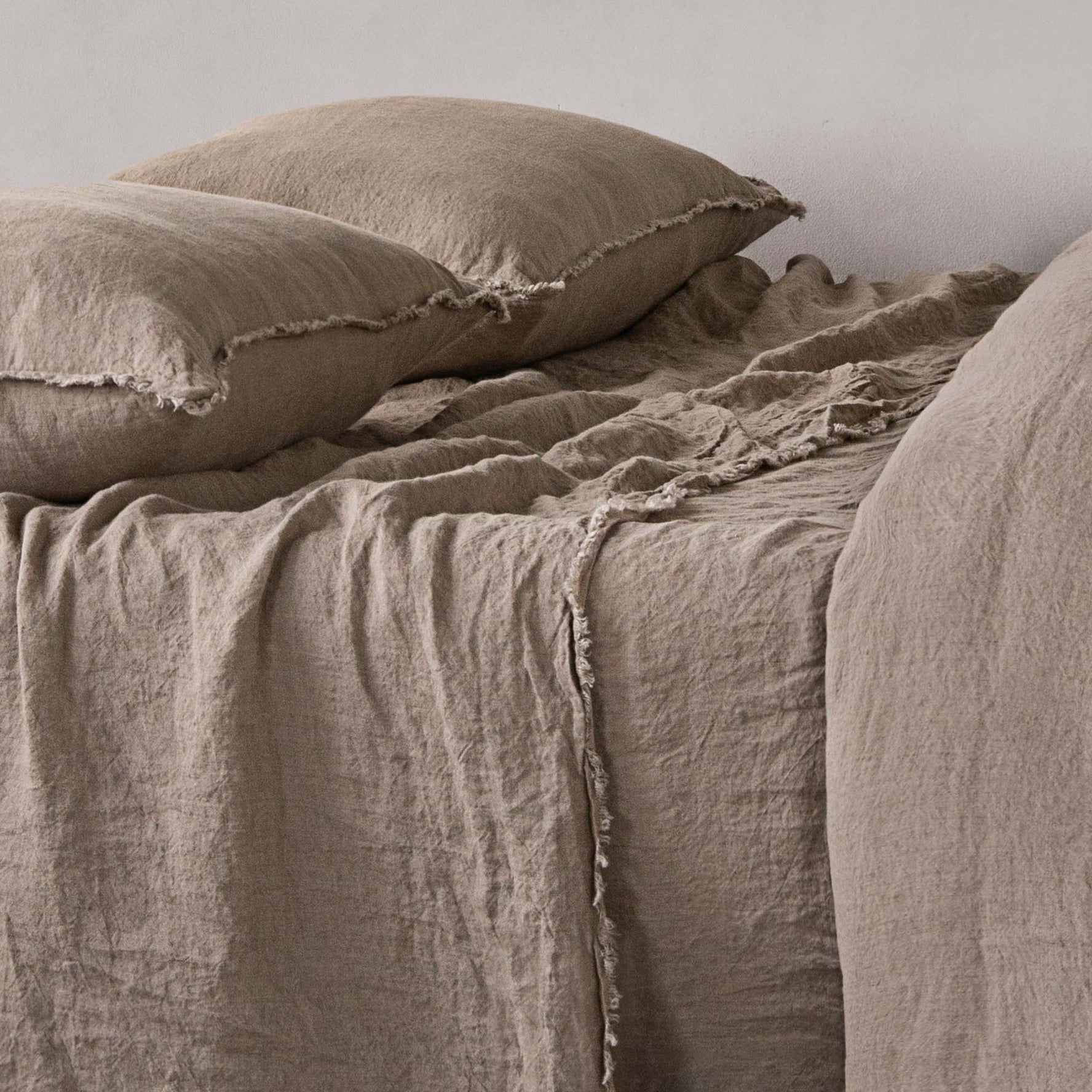 Linen Flat Sheet | Classic Taupe