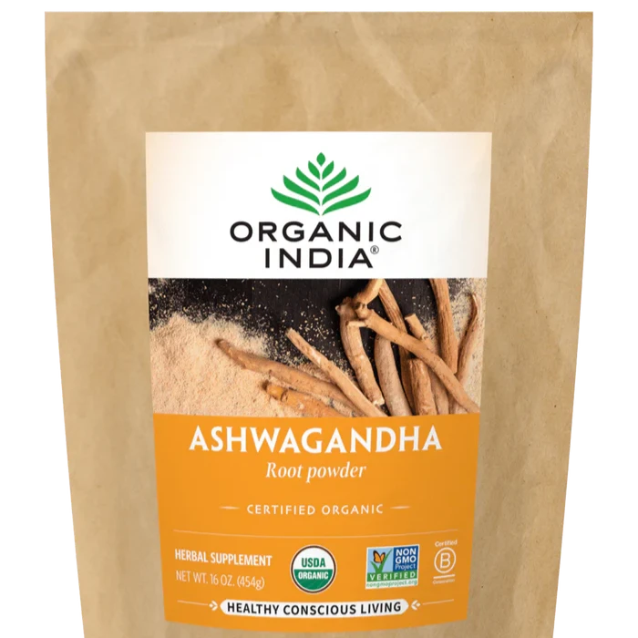 Organic Ashwagandha Root Powder 1lb Bag