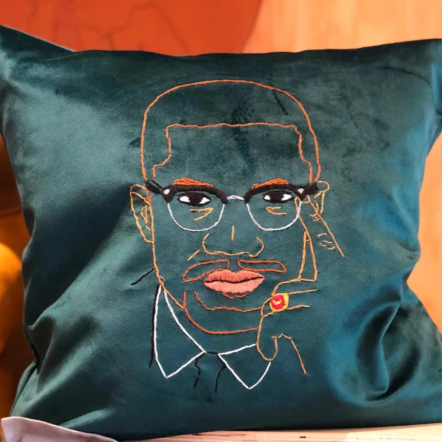 Malcom X Pillow