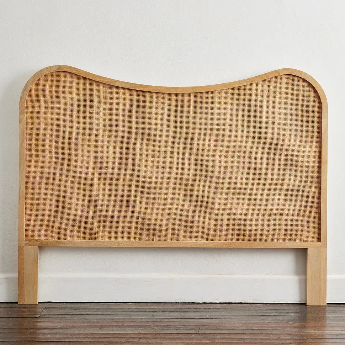 Curvy Rattan Headboard