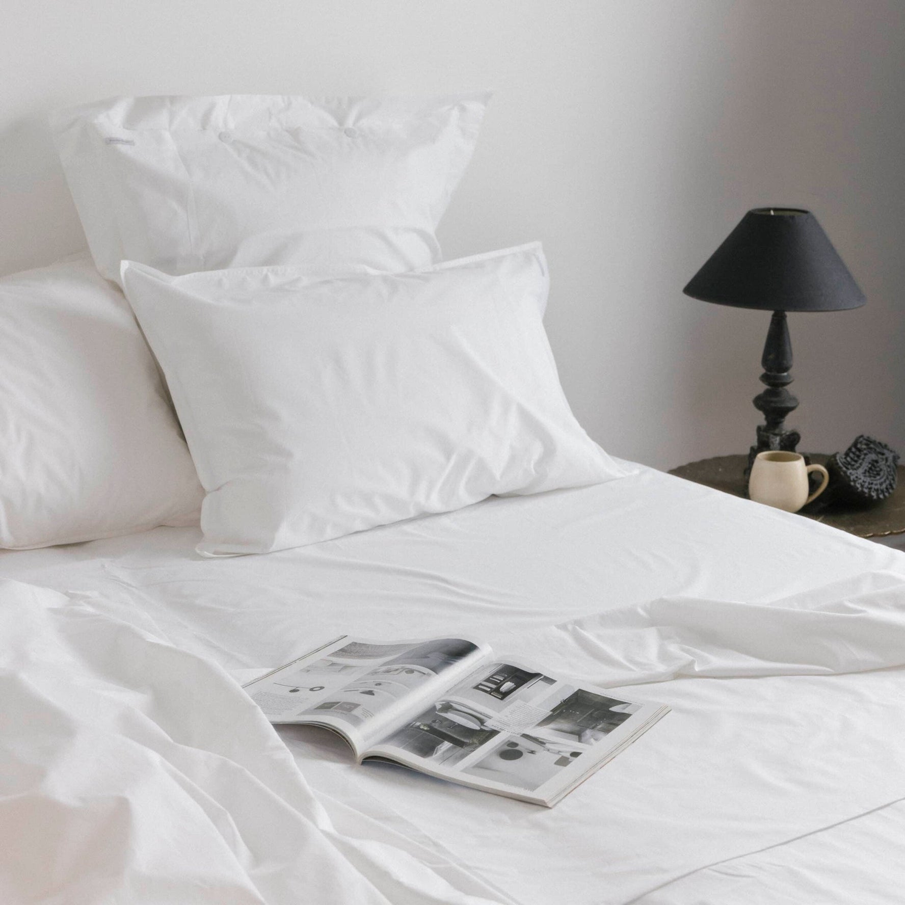 Organic Cotton Sheet Sets - White