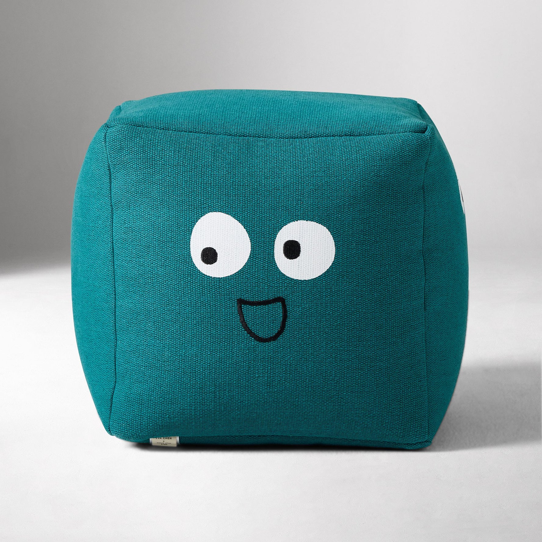 Eva Chen Smiling Face Cubed Pouf