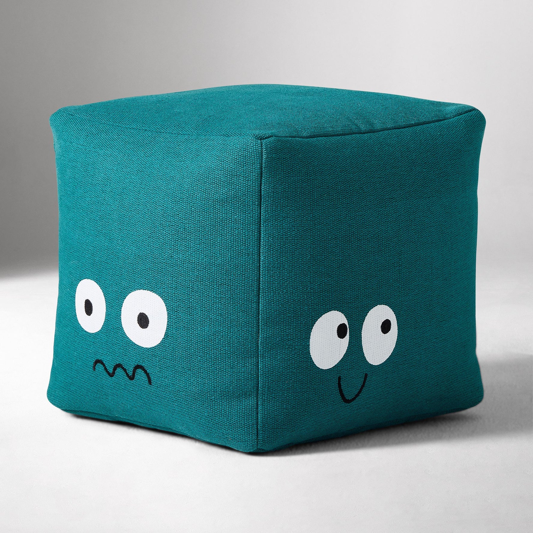 Eva Chen Smiling Face Cubed Pouf