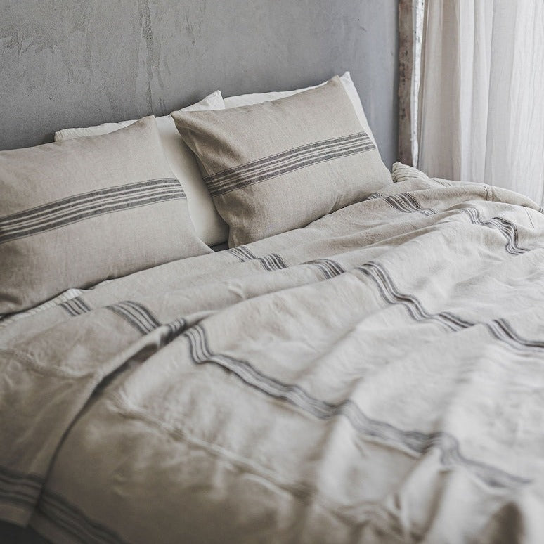 Farmhouse Linen Bed Cover