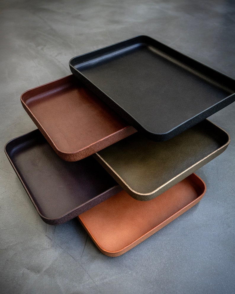 Leather Valet Tray