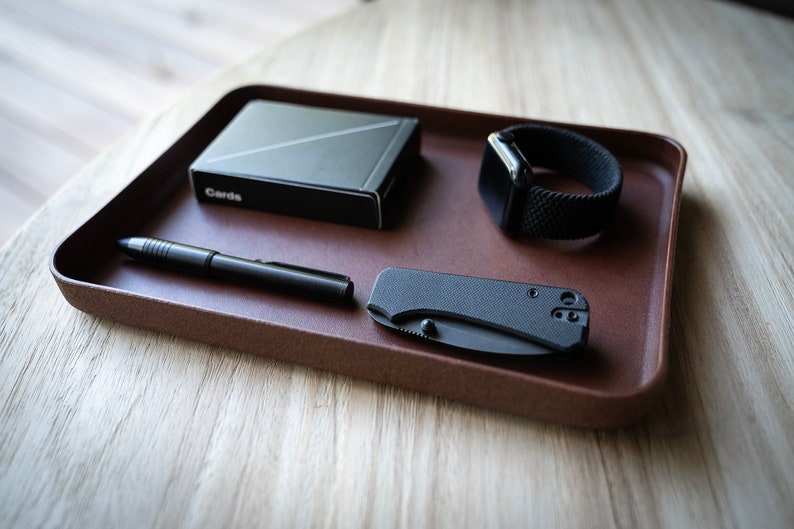 Leather Valet Tray