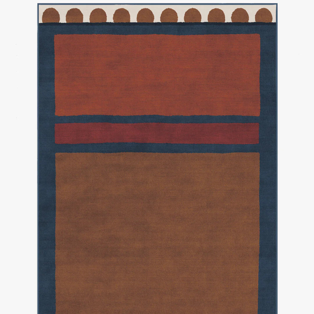 Justina Blakeney Nina Indigo & Rust Rug