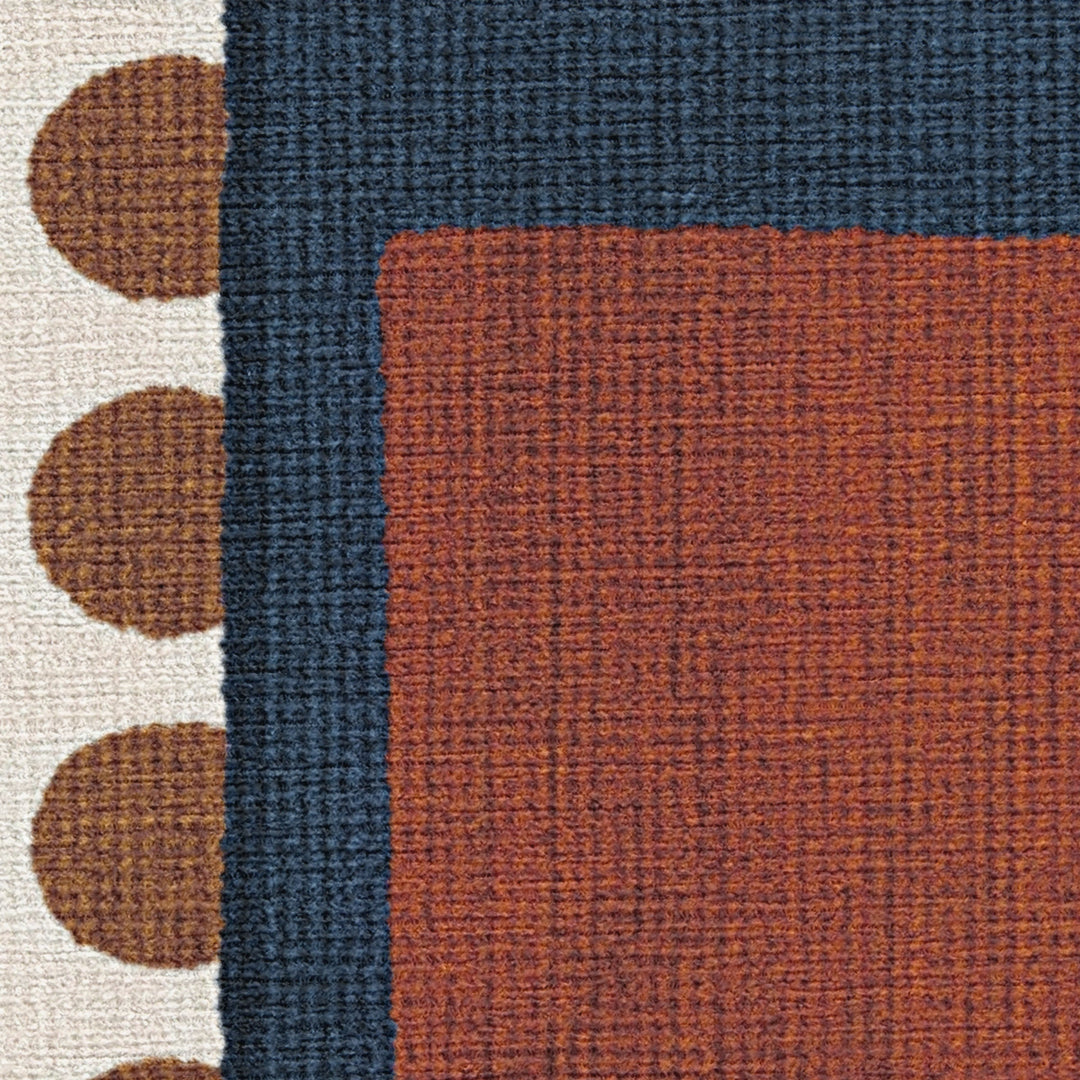 Justina Blakeney Nina Indigo & Rust Rug