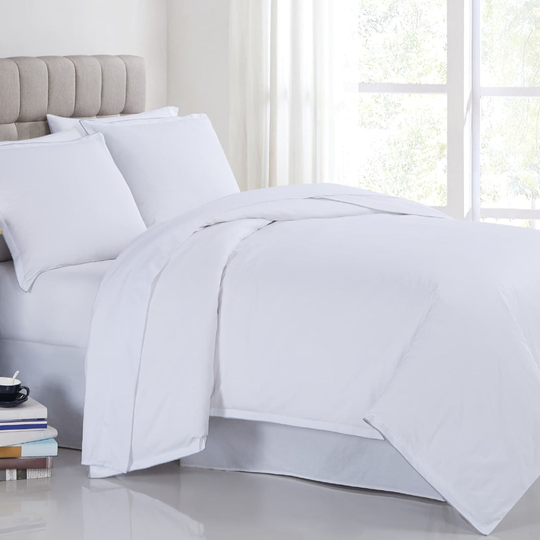 Charisma 3-Piece 400-Thread Count Percale King Duvet Set