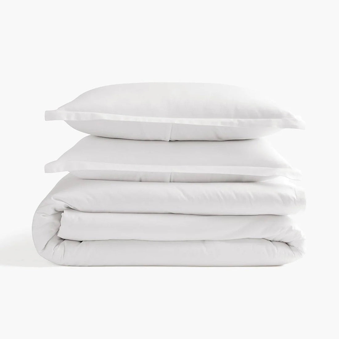 Organic Sateen Duvet Set - White