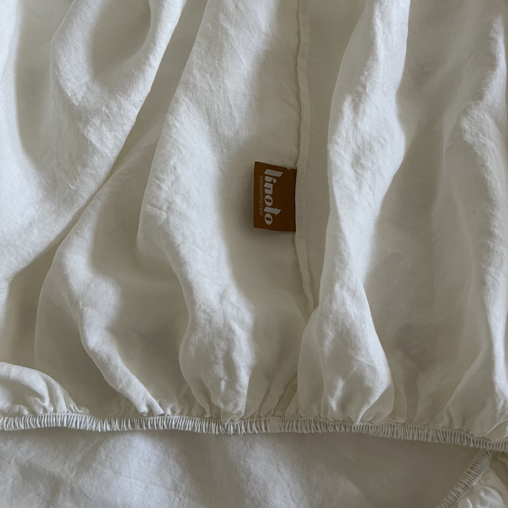 White Linen Sheet Set