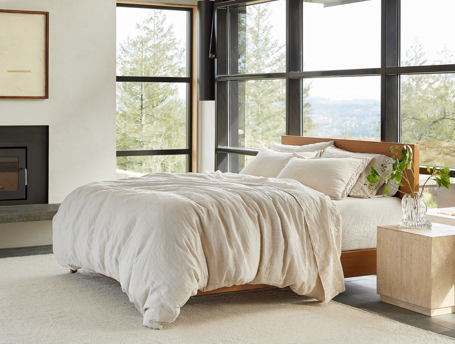 Organic Relaxed Linen Duvet Cover