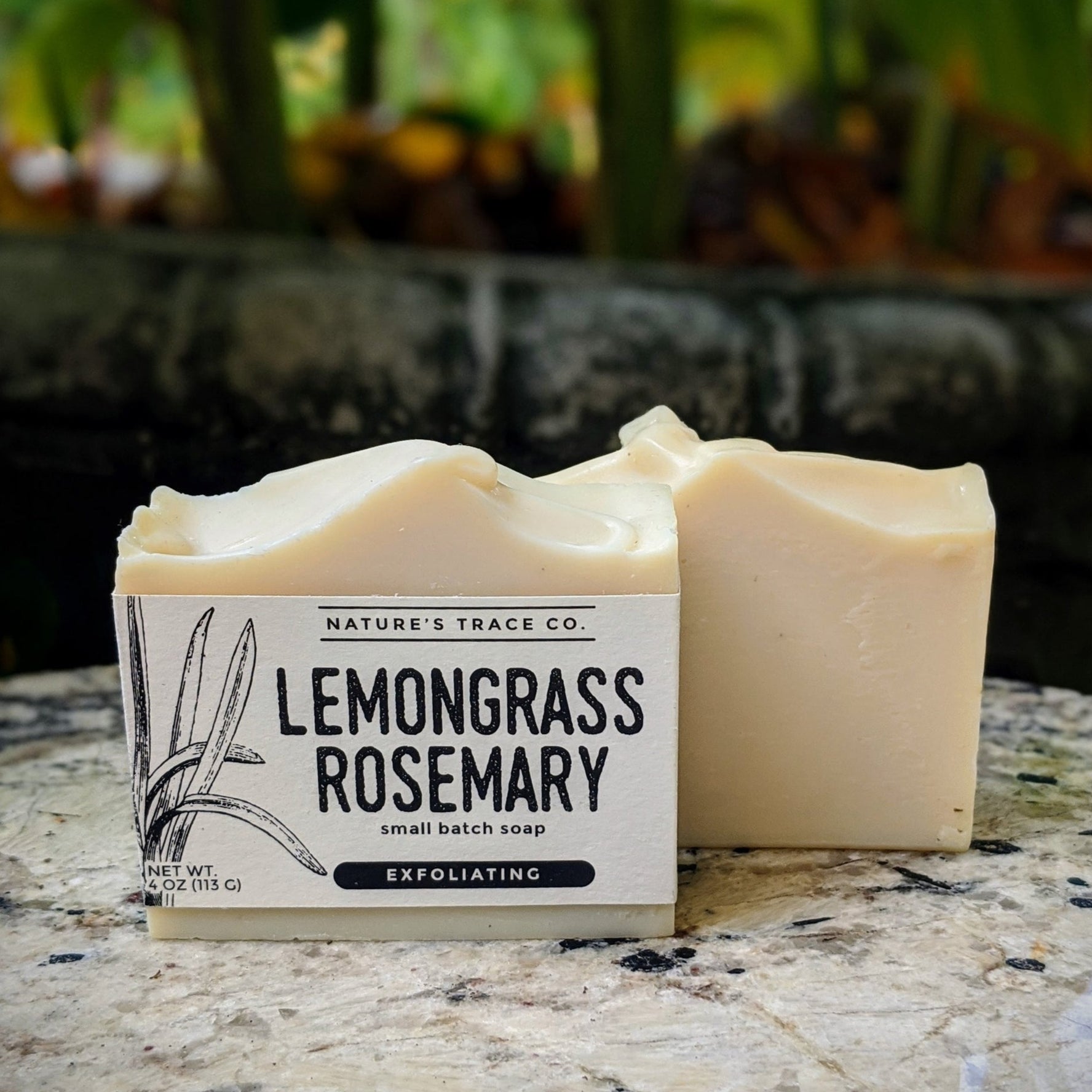 Lemongrass Rosemary Exfoliating Bar