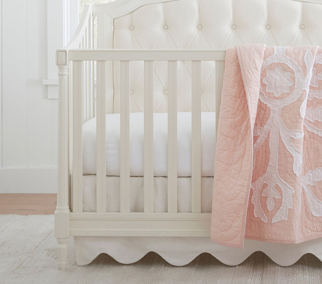 Scalloped Crib Skirt