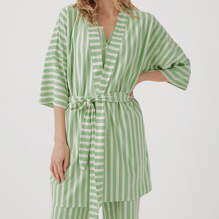 Women’s Staycation Short Robe made with Organic Cotton