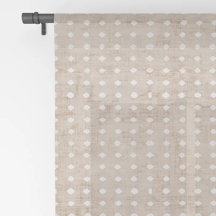 Zen Tile Sheer Curtain by Holli Zollinger